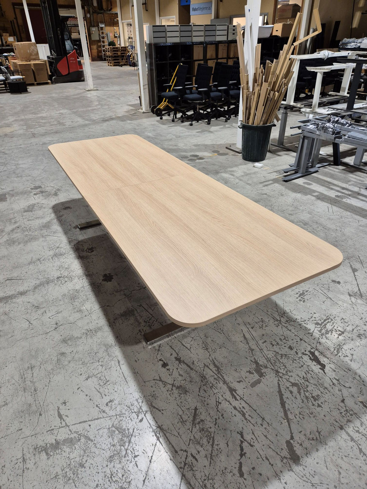 Plate møte eik 300 x 100  2 delt