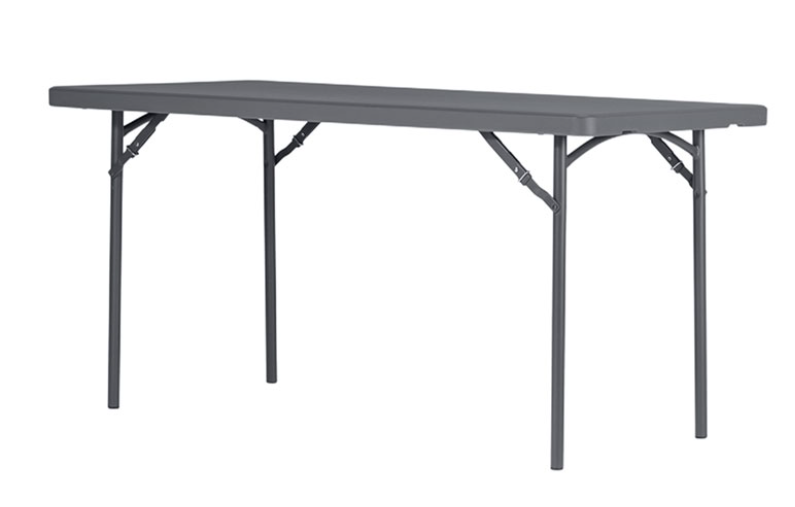 Møtebord shark grey B157 D76 sammenleggbart