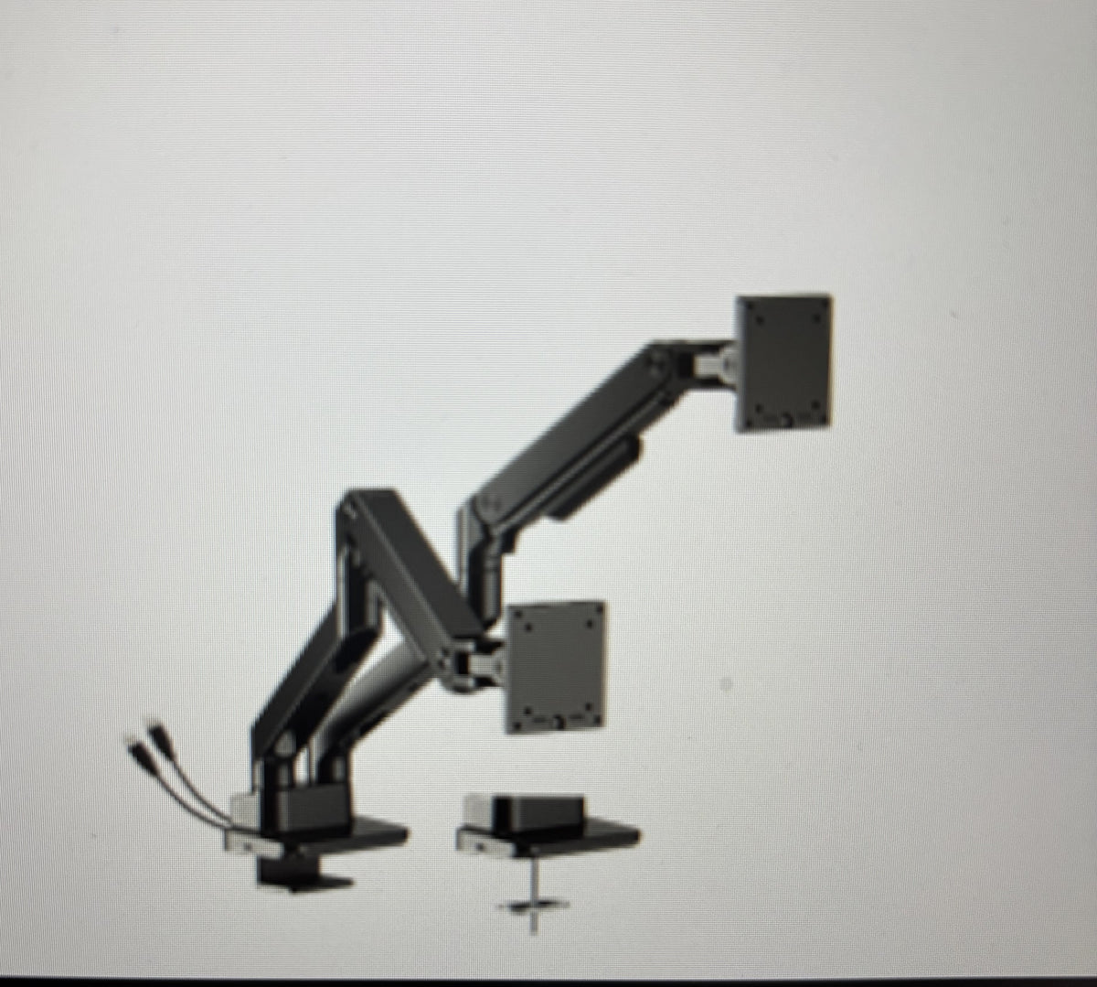 Dobbel skjermfeste sort AiC Dual Mount