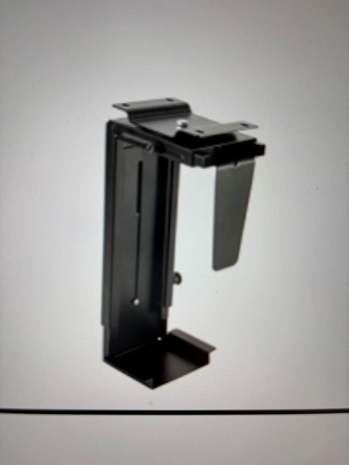 Brakett justerbar sort Techly CPU under skrivebord- vegg
