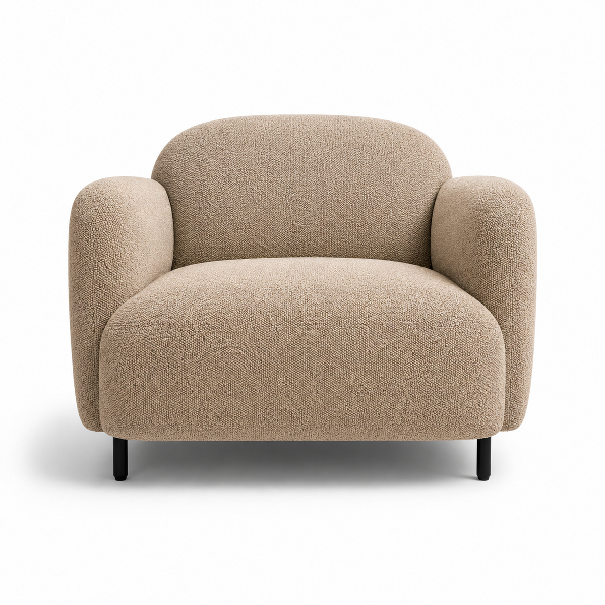 Loungestol lys beige melert Numa KS