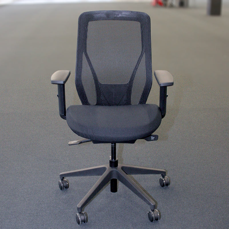 Kontorstol sort mesh IVAR armlen