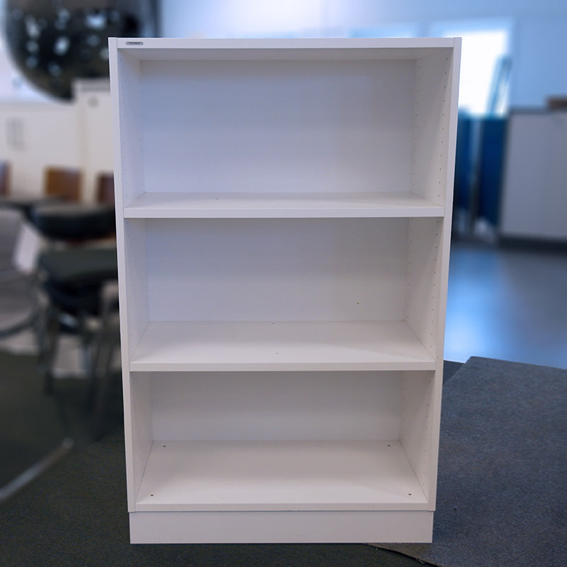 Reol 3P hvit Svenheim 80 x 40 x 127