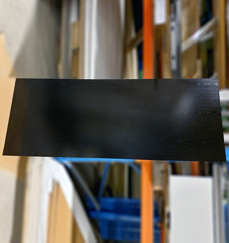 Møtebordsplate sort 180 x 70 cm