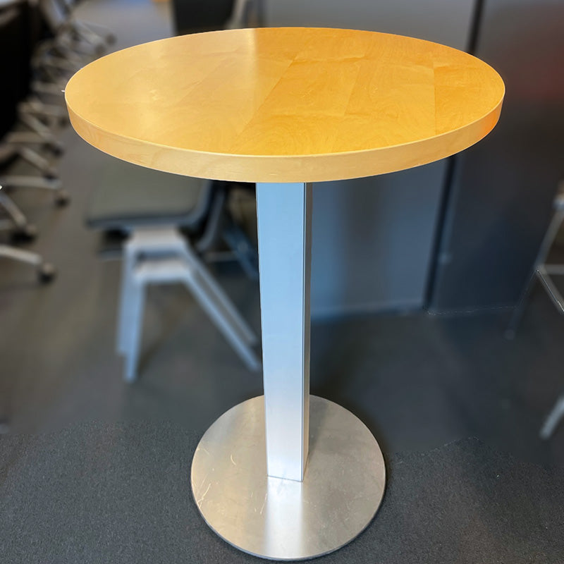Ståbord bjerk Ø 75 x 112 cm