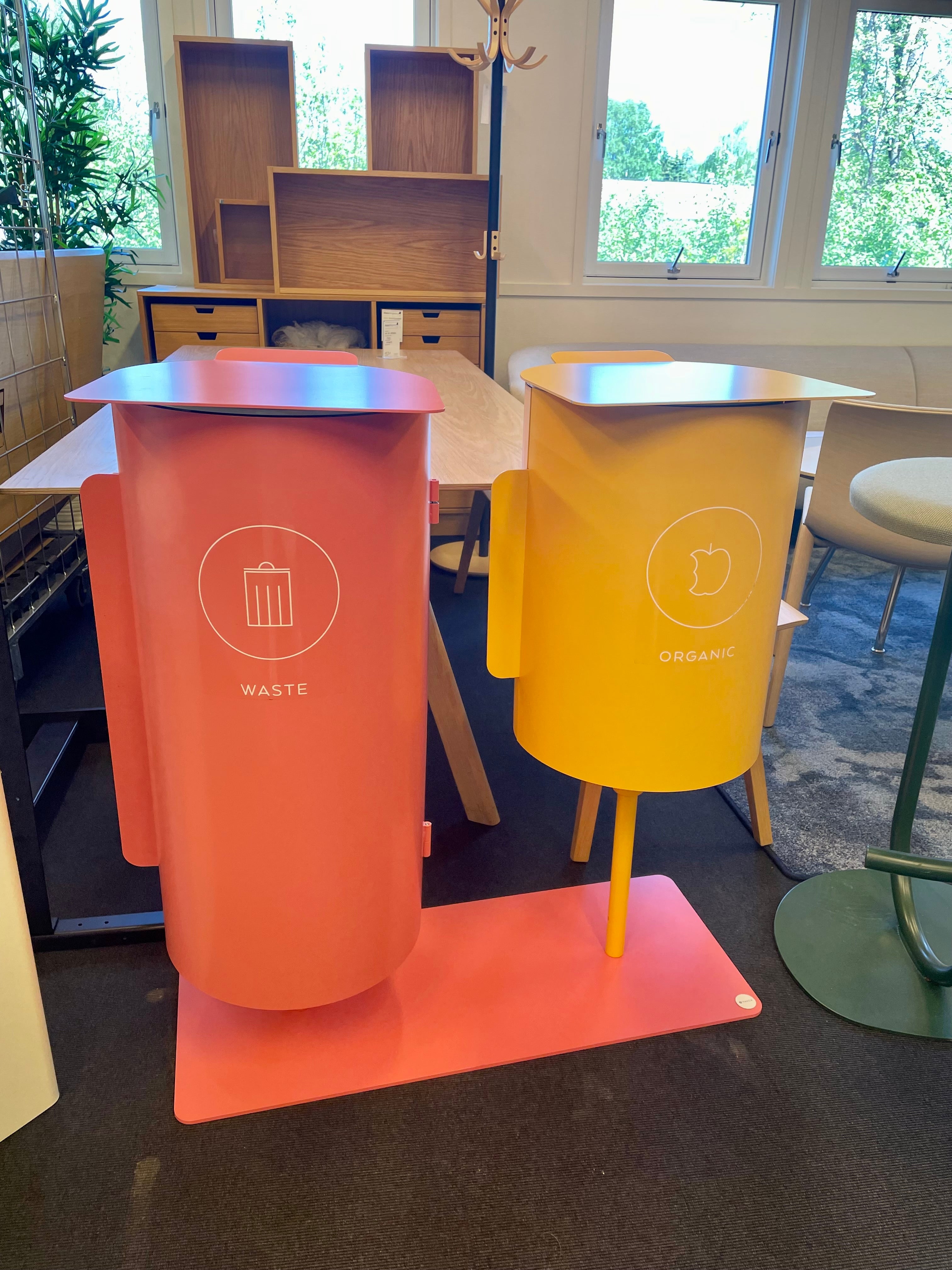 TreCe Birdie gul og rosa kildesortering 63 L / 43 L
