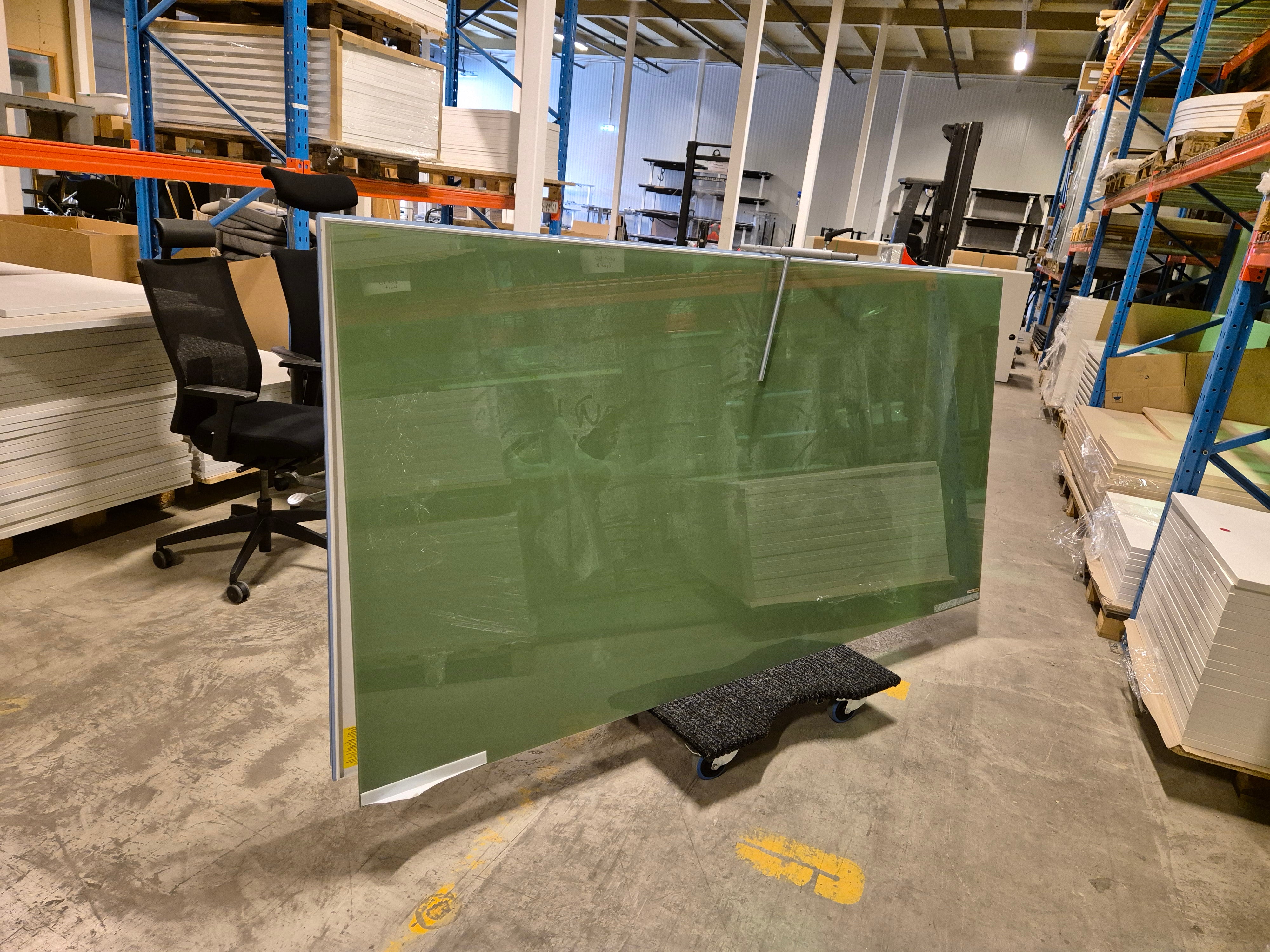 Tavle grønn glass 240 x 120