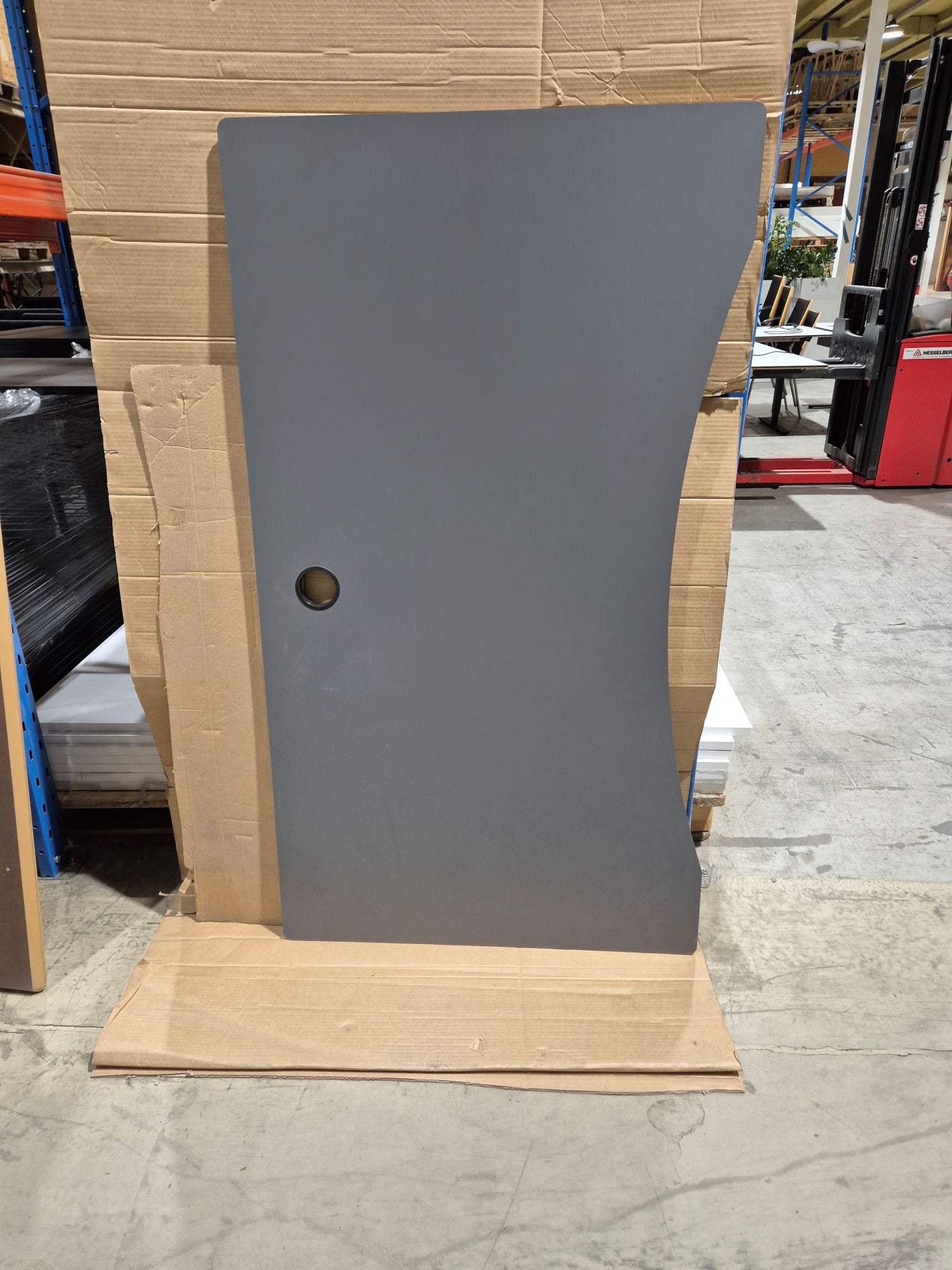 Plate antrasitt 160 x 90/80 magebue Edsbyn kabelhull