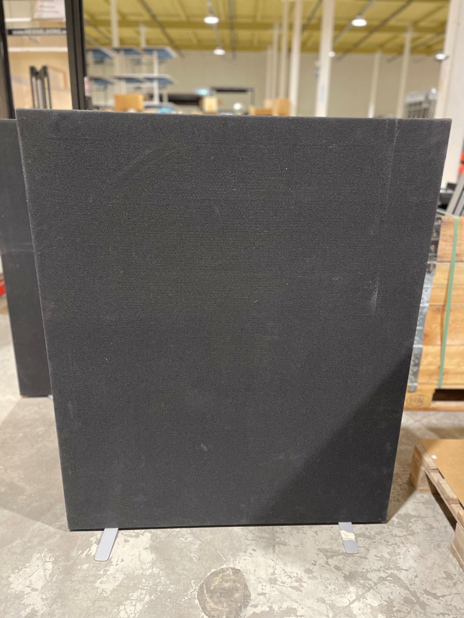 Skillevegg gulv sort 100 x 122