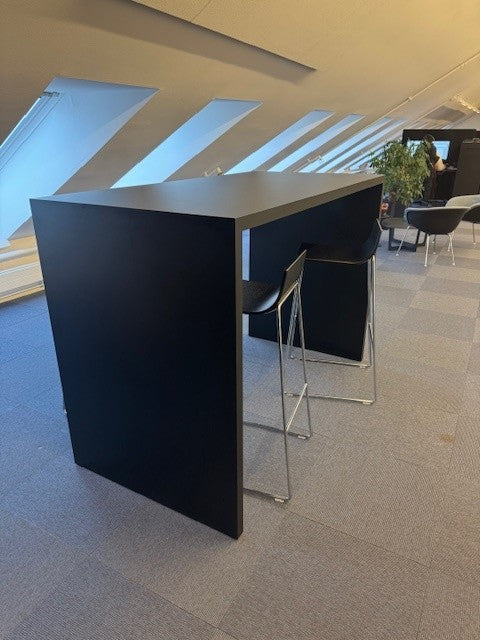 Bukkebord sort 130 x 60 x 111