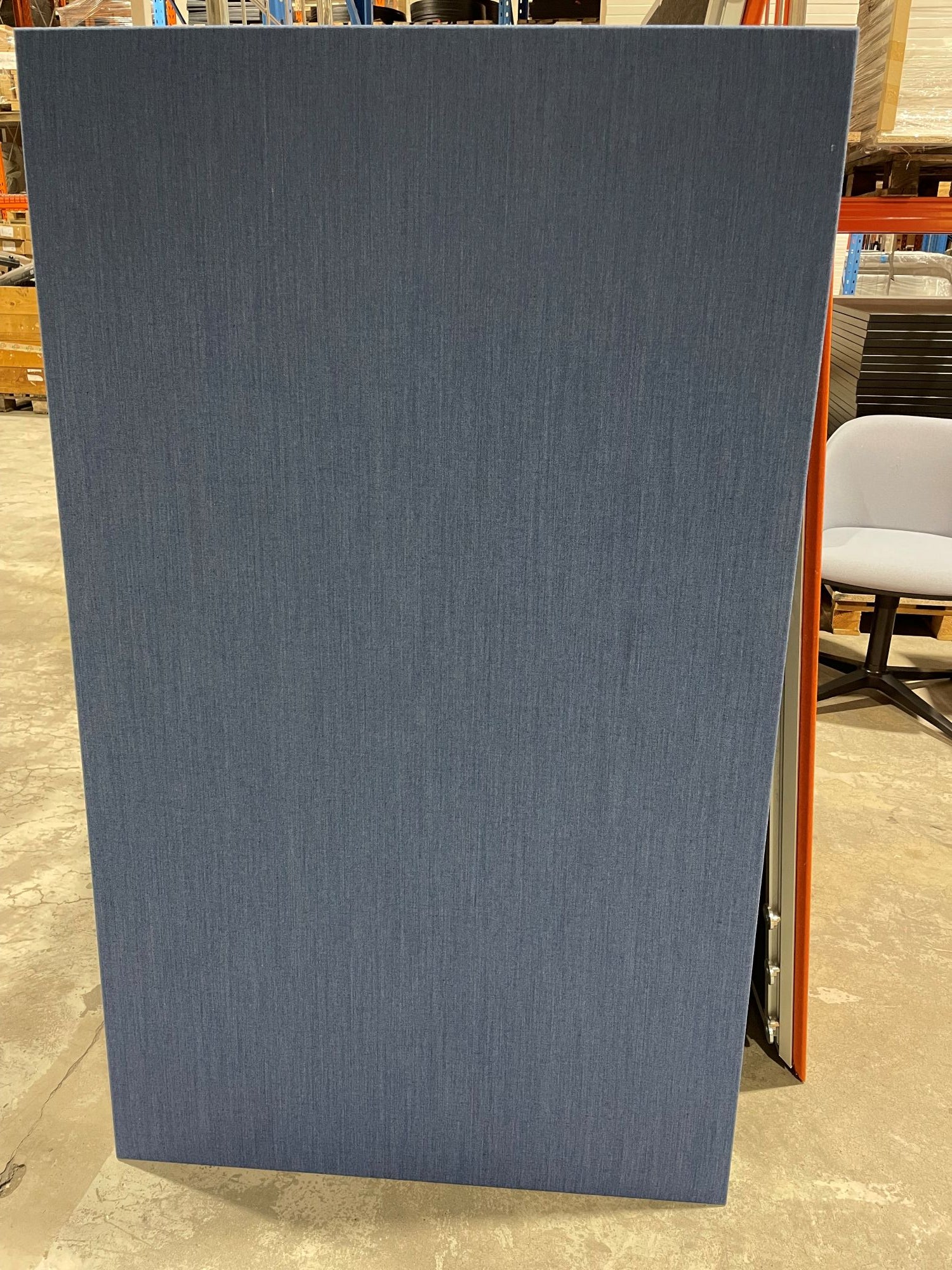 Lydabsorbent blå Kvadrat soft Cells 90 x 150