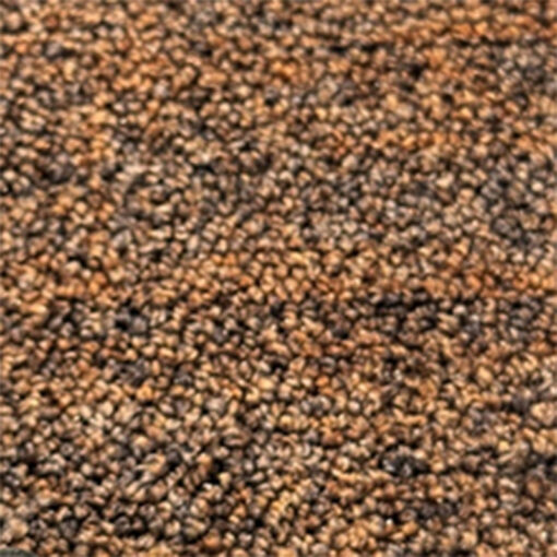 Calico Cobber glulvteppe. Ege Carpets (Danmark). Brun, brun kantsøm. B: 250, D: 600 cm. Utstillingseksemplar. Som nytt